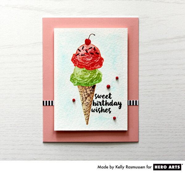 Sweet Birthday Wishes by Kelly Rasmussen for Hero Arts