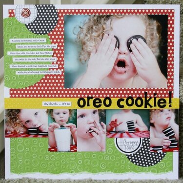 Oreo Cookie *Scrapbook Trends*