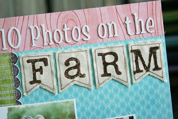 Photos On The Farm *CK Scrap w/ Fabric &amp; Notions*