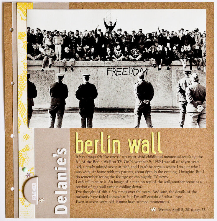 Delanie&#039;s Berlin Wall