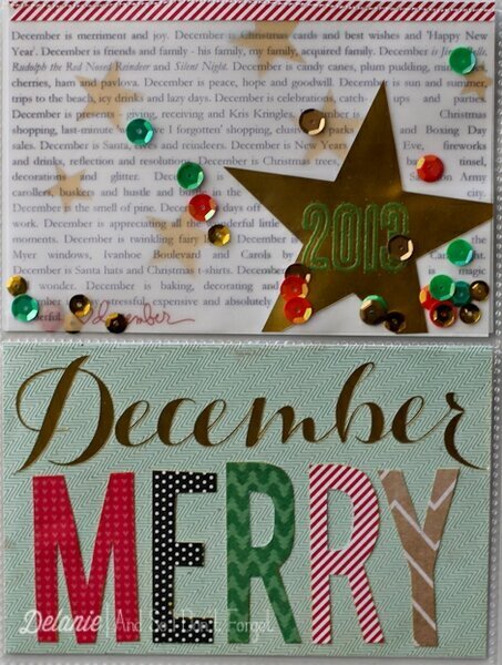 December Daily title page