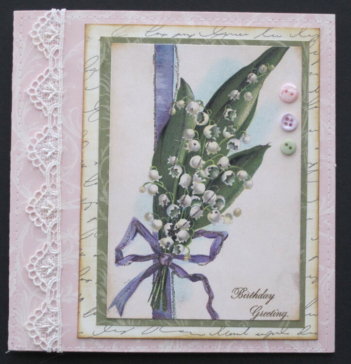 Lilly of the Valley Card