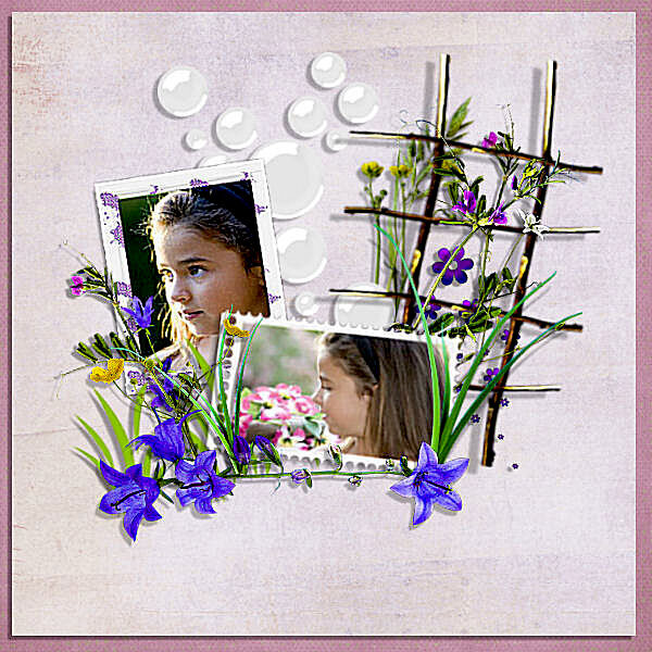 violet scrap from kit jolagg