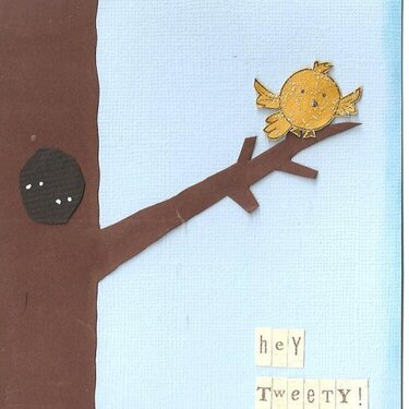 hey tweety! card