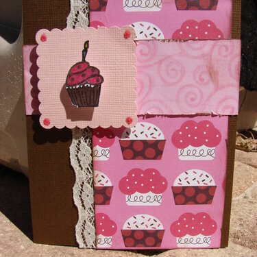 cupcake bday card