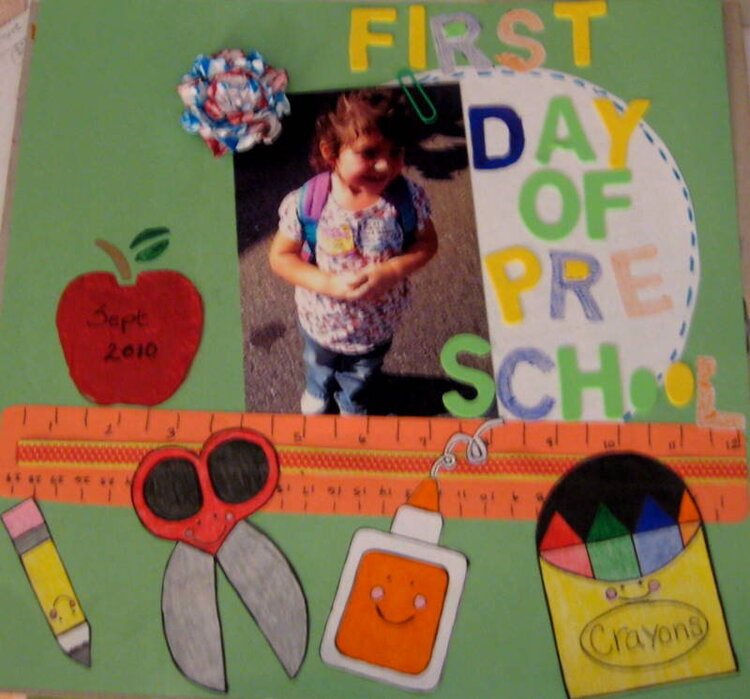 first day pre-school