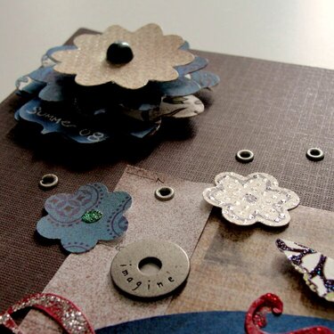 Handmade flower embellishment