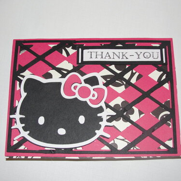 MAC inspired Hello Kitty Card