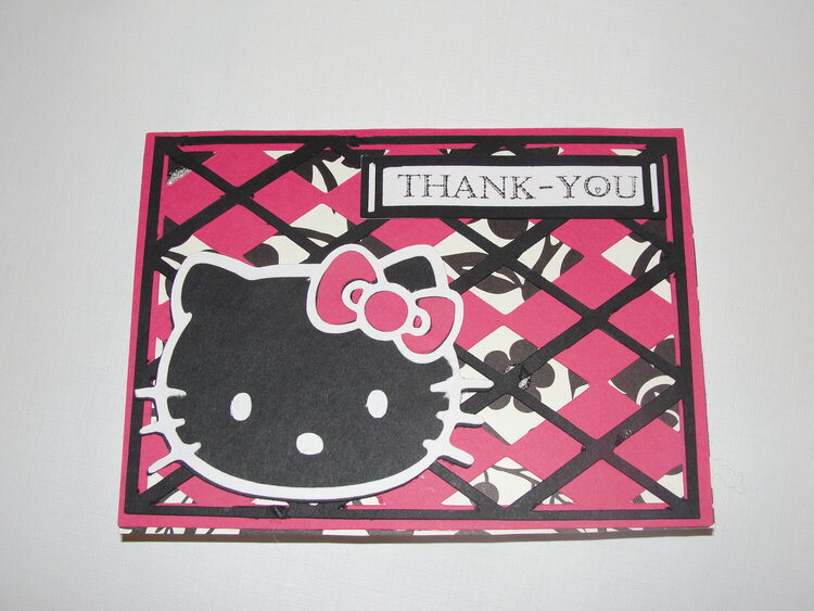 MAC inspired Hello Kitty Card
