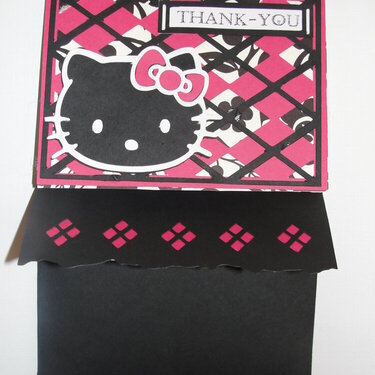 MAC inspired Hello Kitty Card and Enevelope