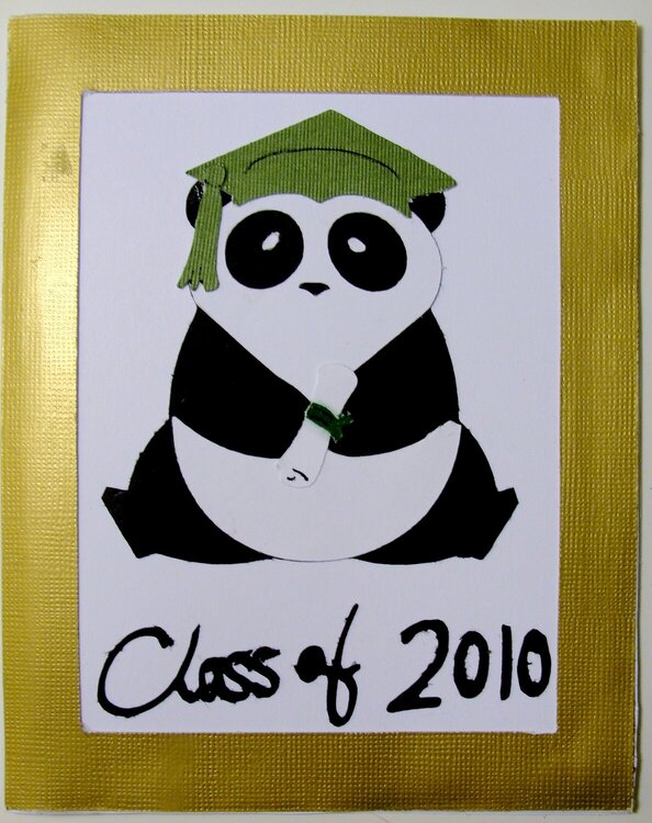 Panda Grad Card