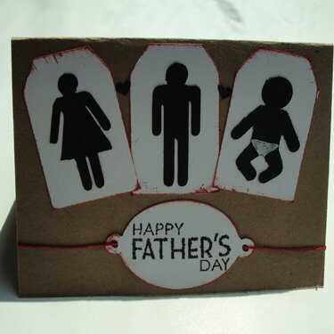 Father&#039;s Day family Card