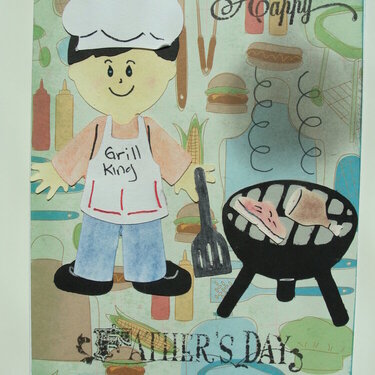Grill King Father&#039;s Day card