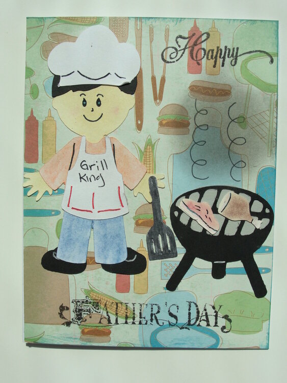 Grill King Father&#039;s Day card