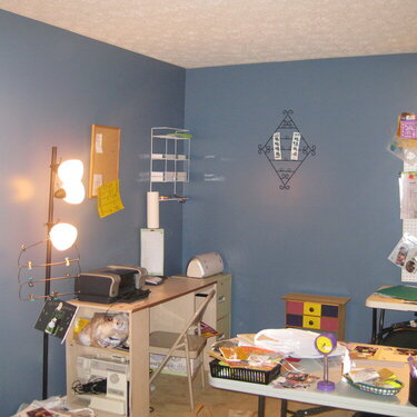 Left side of our craft room b/4 cleanup