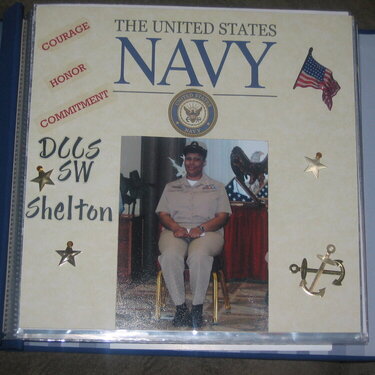 Navy Scrapbook