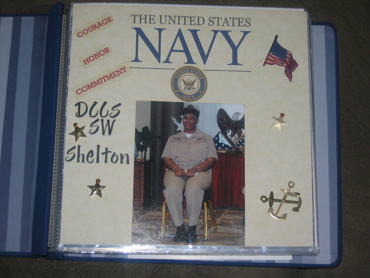 Navy Scrapbook