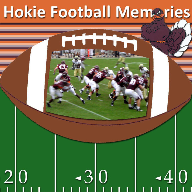 VT Football Scrapbook Cover