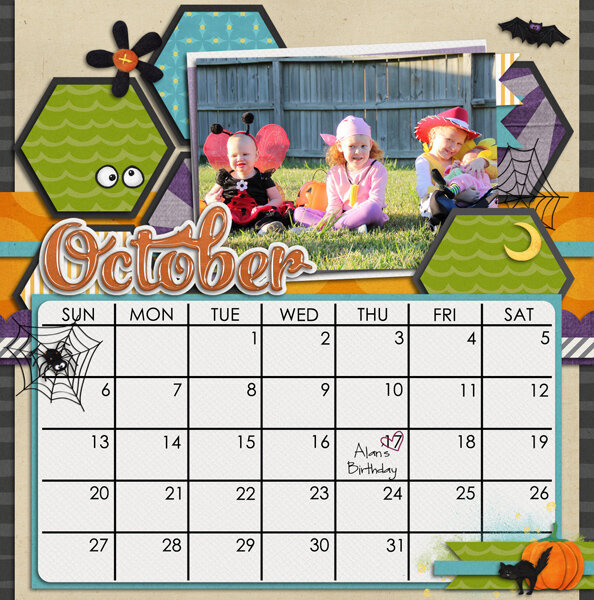 2013 October Calendar
