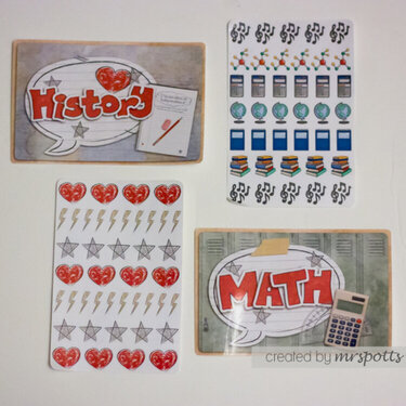 Back to School Stickers &amp; Divider Labels