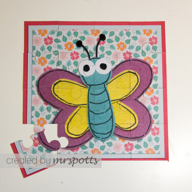 Butterfly Chipboard Puzzle