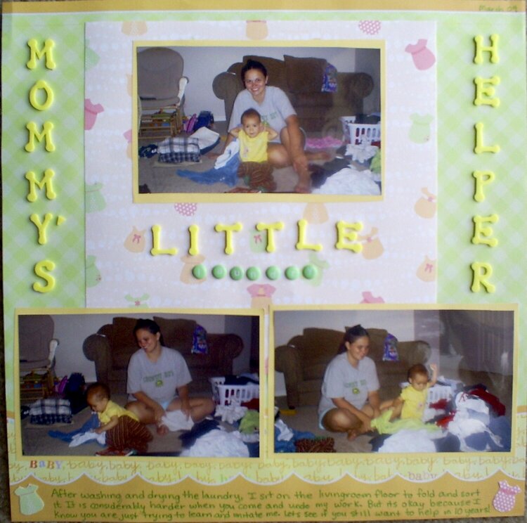 Mommy&#039;s Little Laundry Helper
