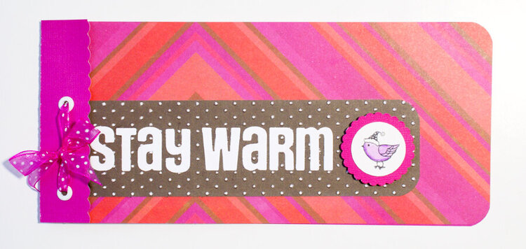 STAY WARM card