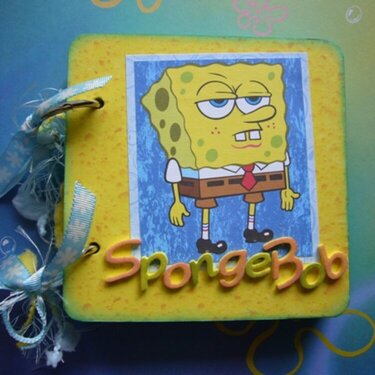Sponge Bob mini book