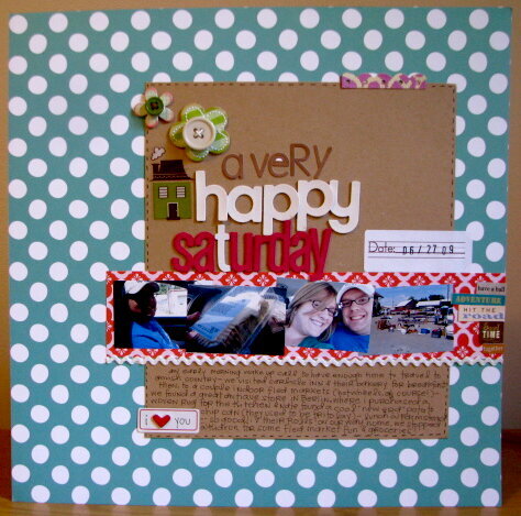 a very happy saturday *american crafts*