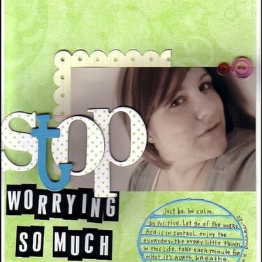 stop worrying so much
