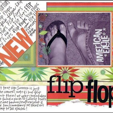 [new flip flops.]