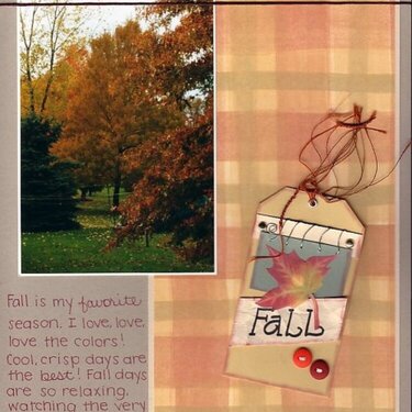 Fall..my favorite season!