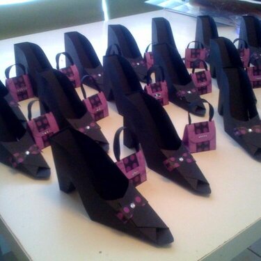 Every girls heels need a matching purse.