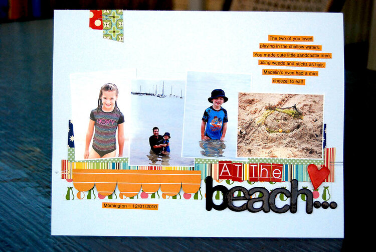 At the beach * American Crafts DT*