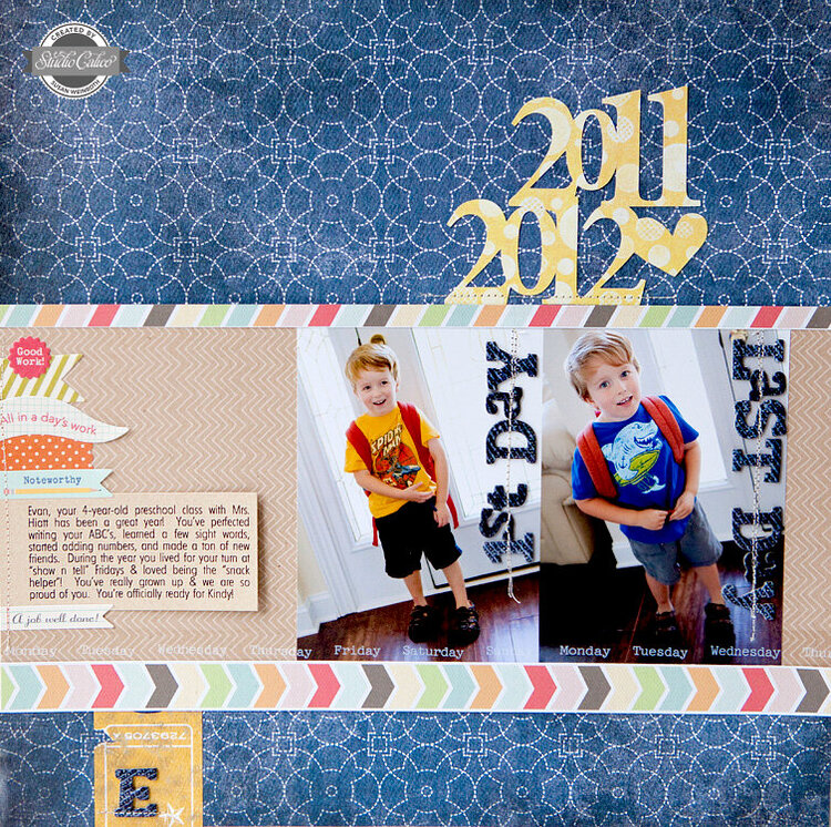 First Day Last Day {STUDIO CALICO JULY KIT}