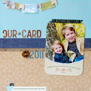 Our Card {Studio Calico January Kit}