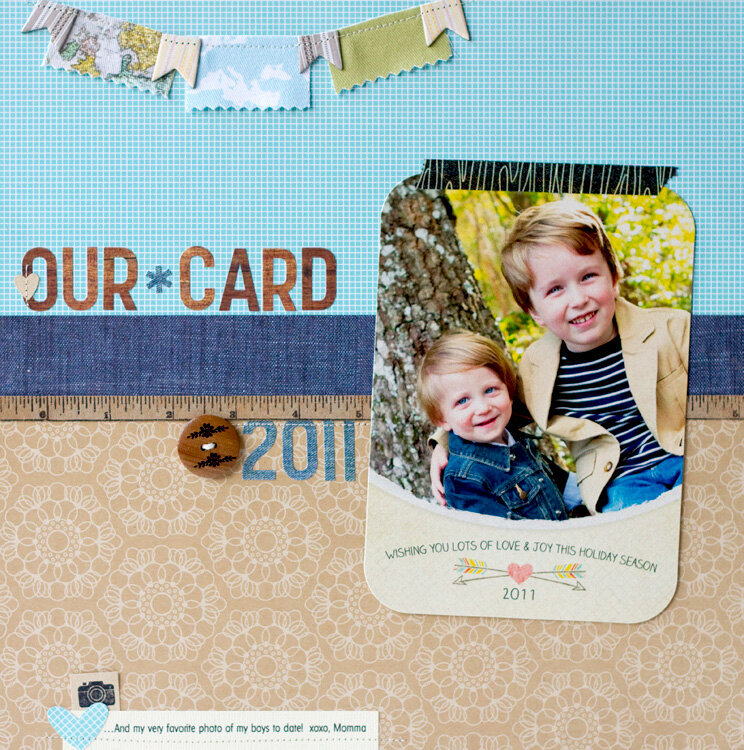 Our Card {Studio Calico January Kit}