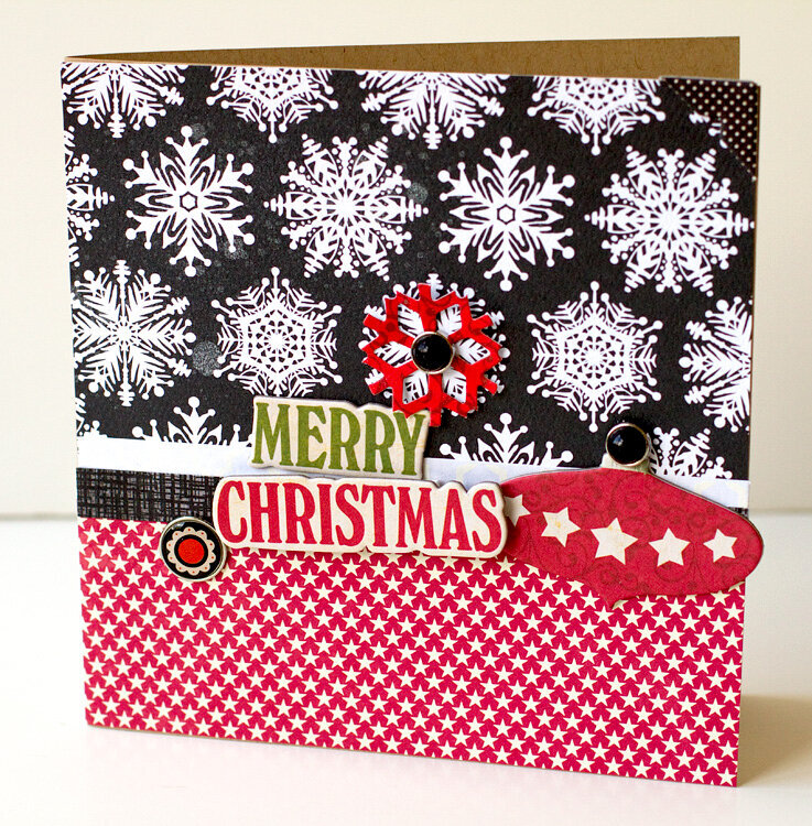 Merry Christmas Card {Studio Calico November Kit!}