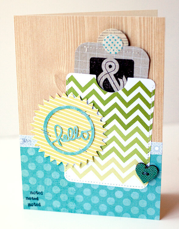 Hello &amp; Thank You Card {Studio Calico May Kit}