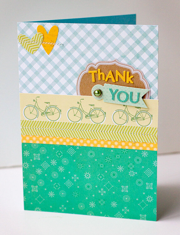 Thank You Card {Studio Calico April Kit}