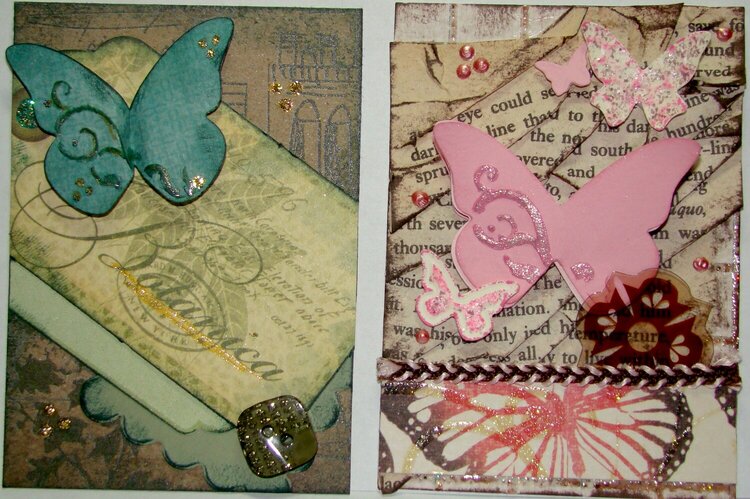 Botanica &amp; Paper Wings ATCs