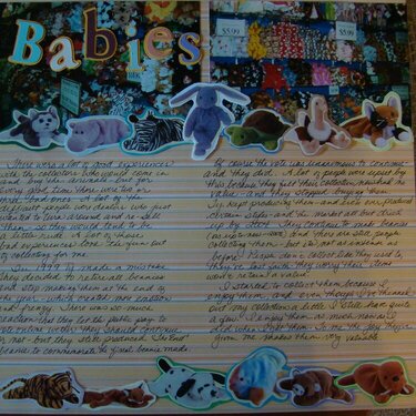 Beanie Babies Layout - Right