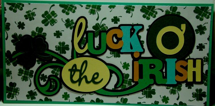 Luck O&#039; the Irish Sign