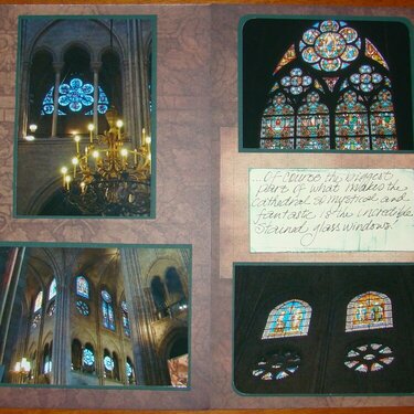 Notre Dame Stained Glass Windows