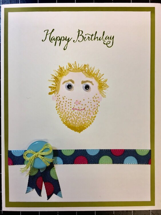 Birthday card for son