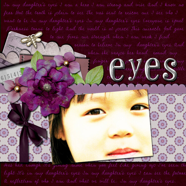 In my daughter&#039;s eyes