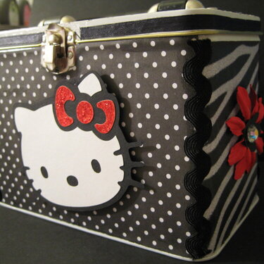 Hello Kitty altered Tin box