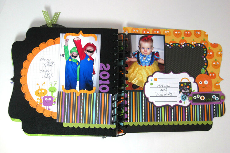 Halloween Costume Mini Album (Page 9-10) *Doodlebug*