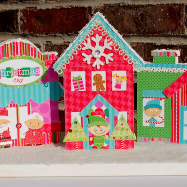 Santa&#039;s Village Home Decor- Wood *Doodlebug Design*
