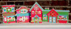 Santa's Village Home Decor- Wood *Doodlebug Design*